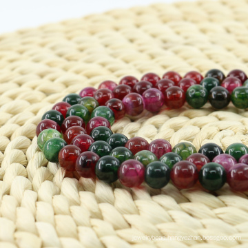 L-0579 Large Factory Hot Sale Tourmaline Agate Smooth Natural Gemstone Beads